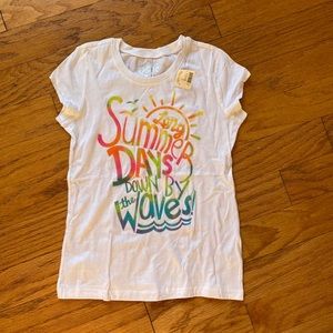 Justice for Girls white tshirt